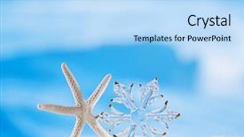  Presentation with glitter - PPT layouts with glitter christmas glass snowflake background and a light blue colored foreground