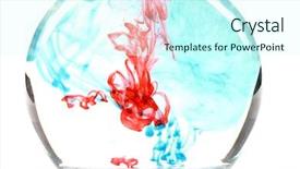  Presentation with swirls - Colorful presentation enhanced with swirls of blue and red backdrop and a cool aqua colored foreground