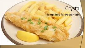  Presentation with fish - Beautiful presentation theme featuring  backdrop and a  colored foreground.