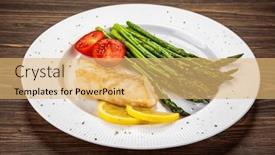  Presentation with asparagus - 