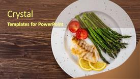  Presentation with asparagus - 