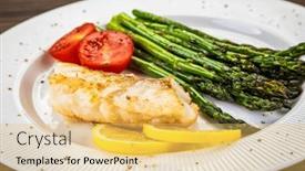  Presentation with asparagus - 