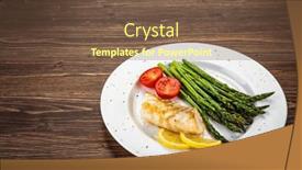  Presentation with asparagus - 