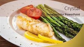  Presentation with asparagus - 