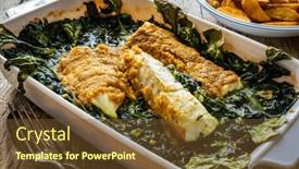  Presentation with spinach - 