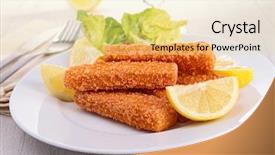  Presentation with fingers - Audience pleasing presentation theme consisting of mature couple choosing plants at garden center backdrop and a gray colored foreground