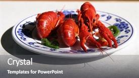  Presentation with chinese chinese - Beautiful slides featuring fish in a chinese resturant backdrop and a  colored foreground