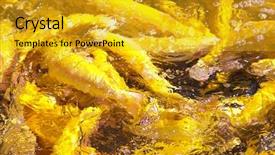  Presentation with fish farm - Presentation theme having fish in water fresh trout background and a  colored foreground