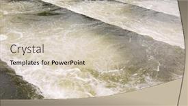  Presentation with fish - Presentation featuring fish-ladder background and a soft green colored foreground