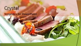  Presentation with hydroponics vegetables hydroponic vegetable - Cool new slide set with fish meal - nicoise with tuna and vegetables backdrop and a  colored foreground