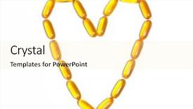  Presentation with shape heart - PPT theme consisting of start-up road sign concept illustration design artwork background and a light blue colored foreground