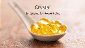 Presentation with capsules - Slide deck with fish-oil-capsules-yellow-omega background and a lemonade colored foreground
