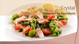  Presentation with salmon grilled fish salmon grilled - Cool new slides with fish-salad-grilled-salmon backdrop and a yellow colored foreground