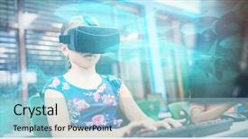  Presentation with tank - Presentation having fish swimming in a tank background and a  colored foreground