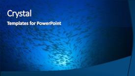  Presentation with fish tuna - Audience pleasing presentation theme consisting of fish underwater ocean backdrop and a dark gray colored foreground