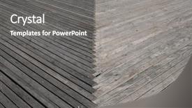  Presentation with coney island - Beautiful presentation theme featuring fishbone - coney island wooden boardwalk detail backdrop and a gray colored foreground