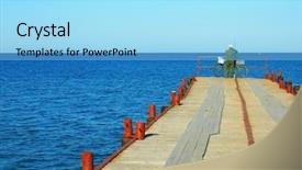  Presentation with fisher - Beautiful presentation featuring fisher looking on sea backdrop and a arctic colored foreground