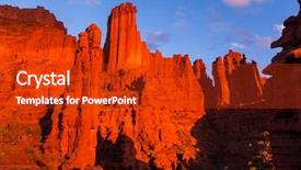  Presentation with fisher - Beautiful slides featuring fisher towers in utah backdrop and a crimson colored foreground