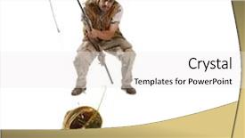  Presentation with catfish - Slides having fisherman with big river catfish background and a  colored foreground