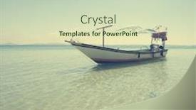  Presentation with sea fishing - Amazing slide set having fishing boat on the sea malaysia backdrop and a soft green colored foreground