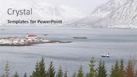  Presentation with sea fishing - Slides consisting of fishing-boat-surrounded-by-sea background and a white colored foreground