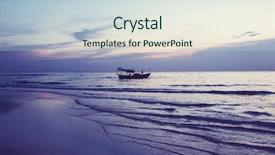  Presentation with old fishing boat - Audience pleasing presentation consisting of fishing boats in kep cambodia backdrop and a lemonade colored foreground