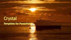  Presentation with sea fishing - Slides enhanced with shodow of sakura tree and traffic sign on brown wall in tokyo japan background and a gray colored foreground