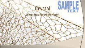  Presentation with fishing net - PPT theme with fishing net and easy removable background and a cream colored foreground