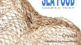  Presentation with fishing net - Beautiful slides featuring fishing net and easy removable backdrop and a lemonade colored foreground