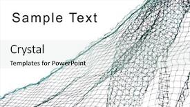  Presentation with fishing net - Presentation theme enhanced with fishing-net and easy removable background and a soft green colored foreground