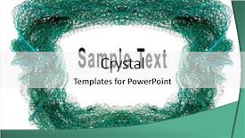  Presentation with fishing net - Presentation theme with fishing-net frame and easy background and a white colored foreground