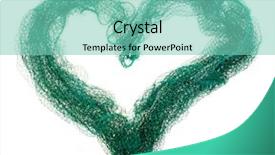  Presentation with fishing net - Audience pleasing presentation consisting of fishing-net hearth backdrop and a seafoam green colored foreground