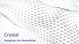  Presentation with fishing nets - Cool new presentation with fishing nets - close-up of netting on white backdrop and a sky blue colored foreground