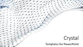  Presentation with fishing nets - Theme consisting of fishing nets - close-up of netting on white background and a white colored foreground