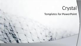  Presentation with fishing nets - Presentation theme enhanced with fishing nets - closeup of abstract fishnet background and a white colored foreground
