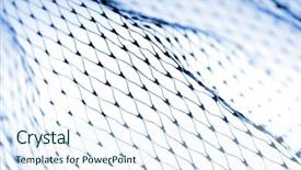  Presentation with fishing nets - Presentation theme enhanced with fishing nets - closeup of netting background and a sky blue colored foreground