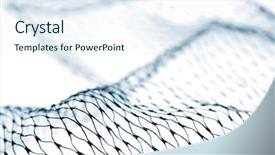  Presentation with fishing nets - Cool new presentation theme with fishing nets - netting backdrop and a sky blue colored foreground