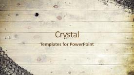  Presentation with fishing nets - Slide set with fishing nets over wooden background background and a lemonade colored foreground