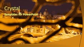  Presentation with fishing nets - Presentation enhanced with fishing-nets-the-port background and a  colored foreground