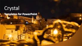  Presentation with fishing nets - PPT theme enhanced with fishing-nets-the-port background and a black colored foreground