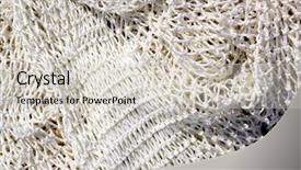  Presentation with fishing net - Beautiful presentation theme featuring fishing new white net texture backdrop and a lemonade colored foreground