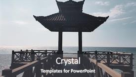  Presentation with indonesia - Audience pleasing slides consisting of fishing pier with gazebo backdrop and a dark gray colored foreground