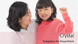  Presentation with family - Amazing slides having fist day ofschool - lovely family backdrop and a  colored foreground