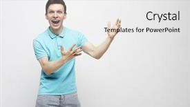  Presentation with sales forecast people behind success - Audience pleasing PPT theme consisting of fists in the air feel backdrop and a white colored foreground