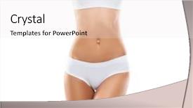  Presentation with body lice - Audience pleasing presentation theme consisting of fit and beautiful female body backdrop and a  colored foreground