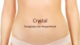  Presentation with slim belly - Cool new presentation with fit and slim young woman belly backdrop and a lemonade colored foreground