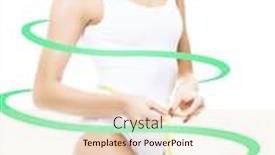  Presentation with healthy life style - Amazing presentation having fit and sporty girl in white underwear healthy life-style concept backdrop and a lemonade colored foreground