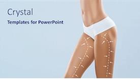  Presentation with loss - Slide deck with fit-and-sporty-girl background and a  colored foreground