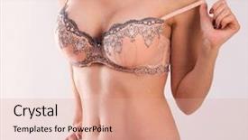  Presentation with abstract beautiful black pink glitter - Colorful PPT layouts enhanced with fit female lowering her bra backdrop and a coral colored foreground