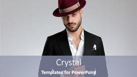  Presentation with formal - Audience pleasing presentation design consisting of burgundy gold - fit formal business man wearing backdrop and a mint green colored foreground